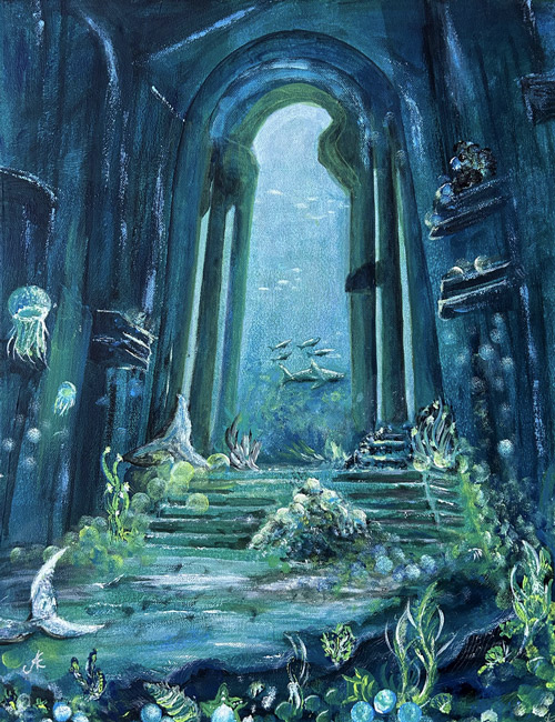 04-ae-fineart-Underwater-Archway-40x50